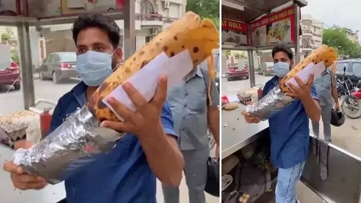 Viral: Eating This Kathi Roll In 20 Mins Will Fetch You Rs 20,000 In An Instant, Know About Unique Challenge Viral: Eating This Kathi Roll In 20 Mins Will Fetch You Rs 20,000 In An Instant, Know About Unique Challenge