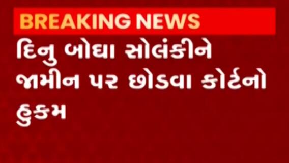 અમતિ જેઠવા હત્યા કેસમાં BJPના પૂર્વ સાંસદ દિનુ બોઘાને મળી મોટી રાહત, જુઓ ગુજરાતી ન્યૂઝ