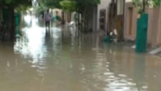 જામનગરમાં સવારથી જ વરસાદી માહોલ, પટેલ નગરમાં જળબંબાકારની સ્થિતિ