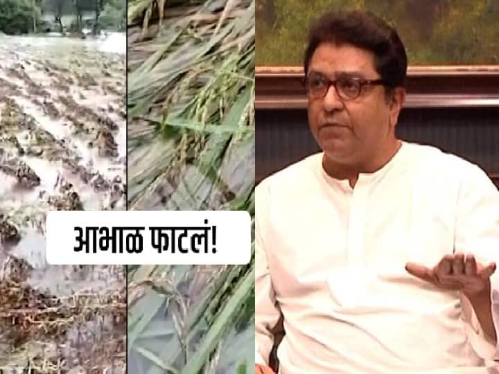 Marathwada Rain Update Maharashra farmer huge loss MNS Chief Raj Thackeray letter to govt शेतकरी संकटात! राज ठाकरे म्हणाले, ही आणीबाणीची वेळ, ओला दुष्काळ जाहीर करा
