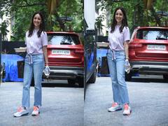 सूट सलवार छोड़ अब मॉर्डन अवतार में छाई Yami gautam, ब्लू डेनिम और नॉटेड टीशर्ट में दिखा जलवा