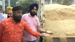 ਅਕਾਲੀ ਦਲ ਦਾ ਕੇਂਦਰ ਤੇ ਸੂਬਾ ਸਰਕਾਰ ਖਿਲਾਫ ਪ੍ਰਦਰਸ਼ਨ, FCI ਦਫ਼ਤਰ ਦੇ ਬਾਹਰ ਢੇਰੀ ਕੀਤਾ ਝੋਨਾ