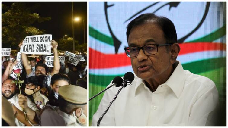 Chidambaram Feels 'Helpless' & 'Hurt' After Congress Workers Raise Slogans Outside Kapil Sibal's House Chidambaram Feels 'Helpless' & 'Hurt' After Congress Workers Raise Slogans Outside Kapil Sibal's House Chidambaram Feels 'Helpless' & 'Hurt' After Congress Workers Raise Slogans Outside Kapil Sibal's House