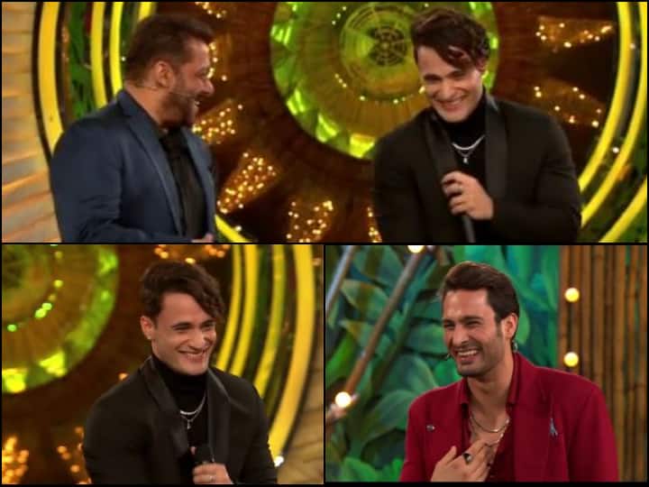 Bigg Boss 15 Premiere: Salman Khan Teases Asim Riaz As 'BB 13' Finalist Introduces His Elder Brother Umar Riaz, Watch Video Bigg Boss 15 Premiere: Salman Khan Teases Asim Riaz As He Graces Show To Support Brother Umar Riaz