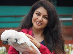 Bhagya Shree Photos: సింహాచలం ఆలయాన్ని దర్శించుకున్న అలనాటి అందాల నటి భాగ్యశ్రీ