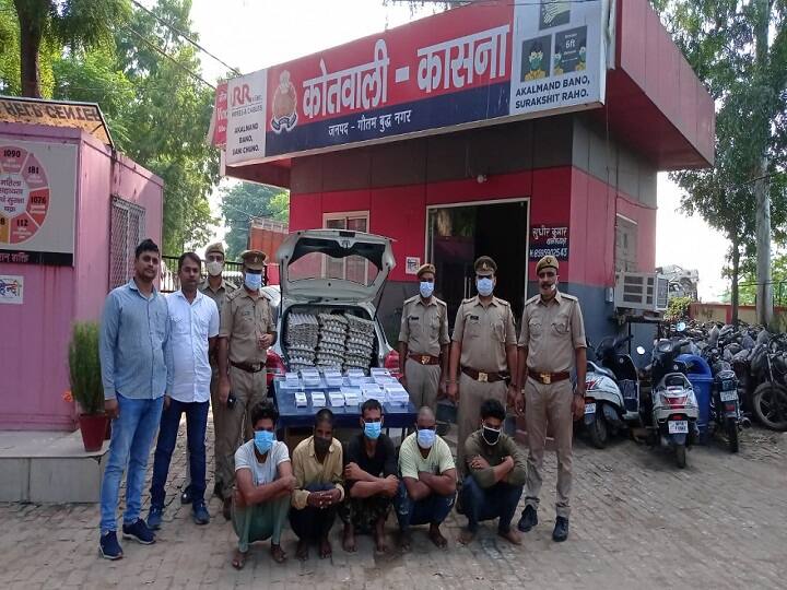 अंडों से भरी गाड़ी की लूट करने वाले 5 लुटेरे गिरफ्तार, हथियार व कारतूस बरामद
