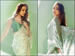 PICS: Malaika Arora Sizzles In Manish Malhotra's Sequined Saree At 'The Kapil Sharma Show'