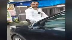 अंधेरीत कारचालकाचा मुजोरपणा कॅमेऱ्यात कैद, Trafic Police ला बोनेटवरुन फरफटत नेलं