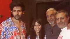 Kartik Aaryan and Ekta Kapoor spotted partying together | Khabar Filmy Hai