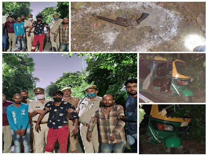 encounter between police and criminals in noida uttar pradesh ann Crime News: सवारी बन ऑटो लूटने वाले बदमाशों से हुई पुलिस की मुठभेड़, 2 बदमाश घायल, 2 गिरफ्तार