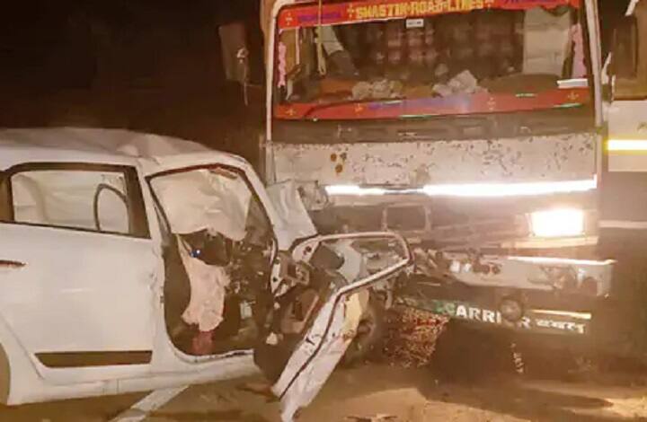 Kheda : home guards accident on Modasa road , four dead on the spot during come back from Ranuja Kheda : રણુજાથી દર્શન કરી પરત ફરતાં હોમગાર્ડ જવાનોને નડ઼્યો અકસ્માત, ચારના મોત