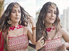 सोनी कुड़ी बनीं Hina Khan, मांग टीका, कानों में बालियां और हाथों में चूड़ियां पहन दिखाई दिलकश अदाएं