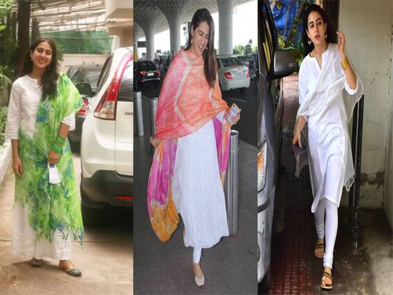 Sara Ali Khan के पास है व्हाइट सूट का शानदार कलेक्शन, कभी बांधनी, कभी प्रिंटेड तो कभी नेट के दुपट्टे के साथ करती हैं कैरी Sara Ali Khan के पास है व्हाइट सूट का शानदार कलेक्शन, कभी बांधनी, कभी प्रिंटेड तो कभी नेट के दुपट्टे के साथ करती हैं कैरी