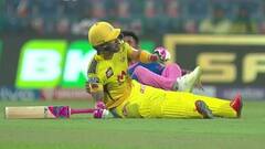 Ipl 2021 CSK VS RR: ক্রিজেই ধাক্কাধাক্কি শুরু করে দিলেন ফাফ-ফিজ, ভিডিও ভাইরাল সোশ্যাল মিডিয়ায়