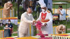Gandhi Jayanti 2021: গাঁধী জয়ন্তীতে জাতির জনককে শ্রদ্ধাজ্ঞাপন রাষ্ট্রপতি, প্রধানমন্ত্রী এবং রাজনৈতিক ব্যক্তিত্বদের