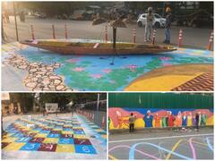 जम्मू-कश्मीर: पेंटिंग के जरिए बढ़ाई शहर की सुंदरता, स्मार्ट सिटी प्रोजेक्ट के तहत होंगे पेंटिंग इवेंट