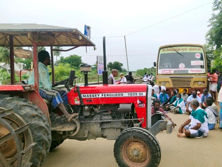 தஞ்சாவூர்: ஆன்லைன் மூலம் நெல்கொள் முதல் செய்ய எதிர்ப்பு தெரிவித்து விவசாயிகள் போராட்டம்...!