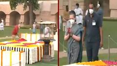 Gandhi Jayanti | Sonia Gandhi & Arvind Kejriwal pay tribute at Rajghat