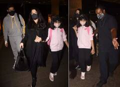 ਐਸ਼ਵਰੀਆ ਤੇ ਅਭਿਸ਼ੇਕ ਬੇਟੀ ਅਰਾਧਿਆ ਨਾਲ ਪੈਰਿਸ ਲਈ ਹੋਏ ਰਵਾਨਾ, ਏਅਰਪੋਰਟ ਲੁੱਕ 'ਤੇ ਦੇਖੋ ਖਾਸ ਤਸਵੀਰਾਂ