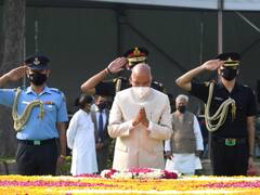 Lal Bahadur Shastri Jayanti: राष्ट्रपति राम नाथ कोविंद ने विजयघाट पर पूर्व प्रधानमंत्री लाल बहादुर शास्त्री को दी श्रद्धांजलि