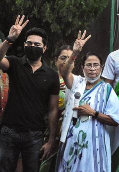 TMC Supporters Celebrate CM Mamata Banerjee's Bhabanipur Bypoll Win Ignoring EC's Directive - See Pics