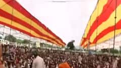 Kisan Maha Panchayat: भारतीय किसान यूनियन के महापंचायत मंच पर डिप्टी सीएम Dinesh Sharma मौजूद