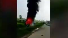 Angry farmers set vehicles on fire after two farmers get injured from Ajay Mishra's vehicle