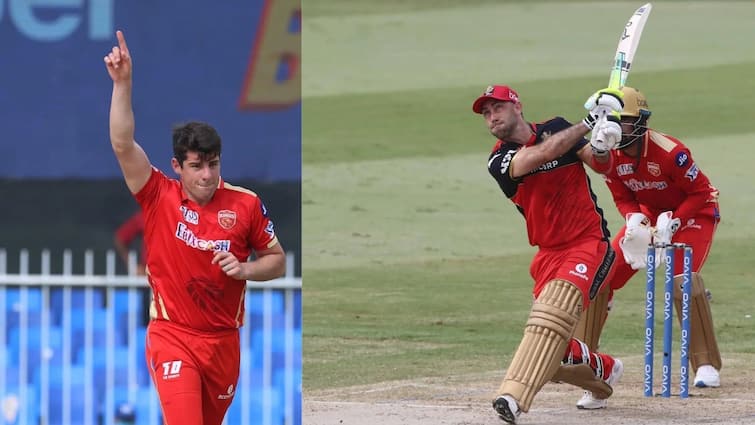 IPL 2021:RCB given target of 165 runs against PBKS in Match 48 at Sharjah Cricket Stadium PBKS vs RCB, 1 Innings Highlight: শারজায় বিধ্বংসী ম্যাক্সওয়েল, পঞ্জাবের বিরুদ্ধে আরসিবি তুলল ১৬৪/৭