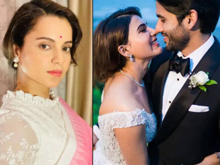 Kangana Ranaut blames Aamir Khan for Samantha Akkineni-Naga Chaitanya split Samantha  Chaitanya Split | சமந்தா - சைதன்யா பிரிவு.. அமீர்கான் மீது பழிபோட்ட கங்கனா ரனாவத்