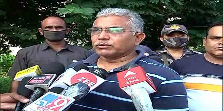 WB Bhawanipur By-election Results 2021 BJP leader Dilip Ghosh attacks TMC over counting Dilip Ghosh on By-election Result :  