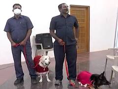 Sniffer Dogs: జాగిలాల పదవీ విరమణ.. నెల్లూరులో లక్కీ, సింధుకి సన్మానం