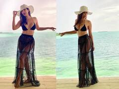 બ્લેક બિકીનીમાં ઇન્ટરનેટ પર કેર મચાવ્યો આ હૉટ એક્ટ્રેસે, વેકેશન પર દરિયાકિનારે કરી રહી છે મસ્તી, જુઓ......