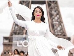 Aishwarya Rai Pics:  வெள்ளை உடையில் ஒய்யாரமாய் நடந்து வந்த முன்னாள் உலக அழகி ஐஸ்வர்யா ராய்..!