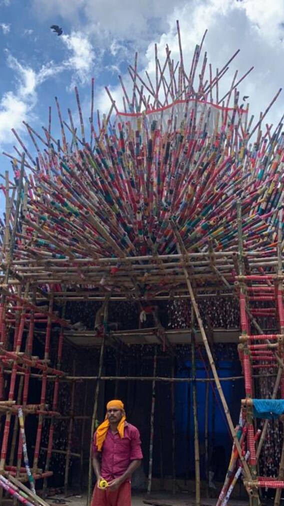 ১০১ বছরে পদার্পণ টালা বারোয়ারির, এবছরের থিম 'আঁচল'