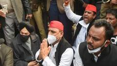 Lucknow : Akhilesh Yadav यांना लखनऊमध्येच रोखलं, लखीमपूर हिंसाचारानंतर राजकारण तापलं