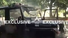 Lakhimpur Kheri violence : Lucknow में फूंकी पुलिस की गाड़ी | ABP Ganga