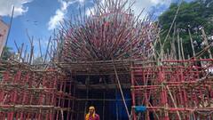 Durga Puja Preparation: ১০১ বছরে পদার্পণ টালা বারোয়ারির, এবছরের থিম 'আঁচল'