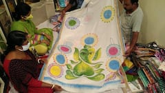 Puja Fashion : কন্যাশ্রী, যুবশ্রী, রূপশ্রী, বিশ্ববাংলা, পুজোর নতুন ফ্যাশনে হিট রাজ্য সরকারি প্রকল্পের নাম দেওয়া শাড়ি