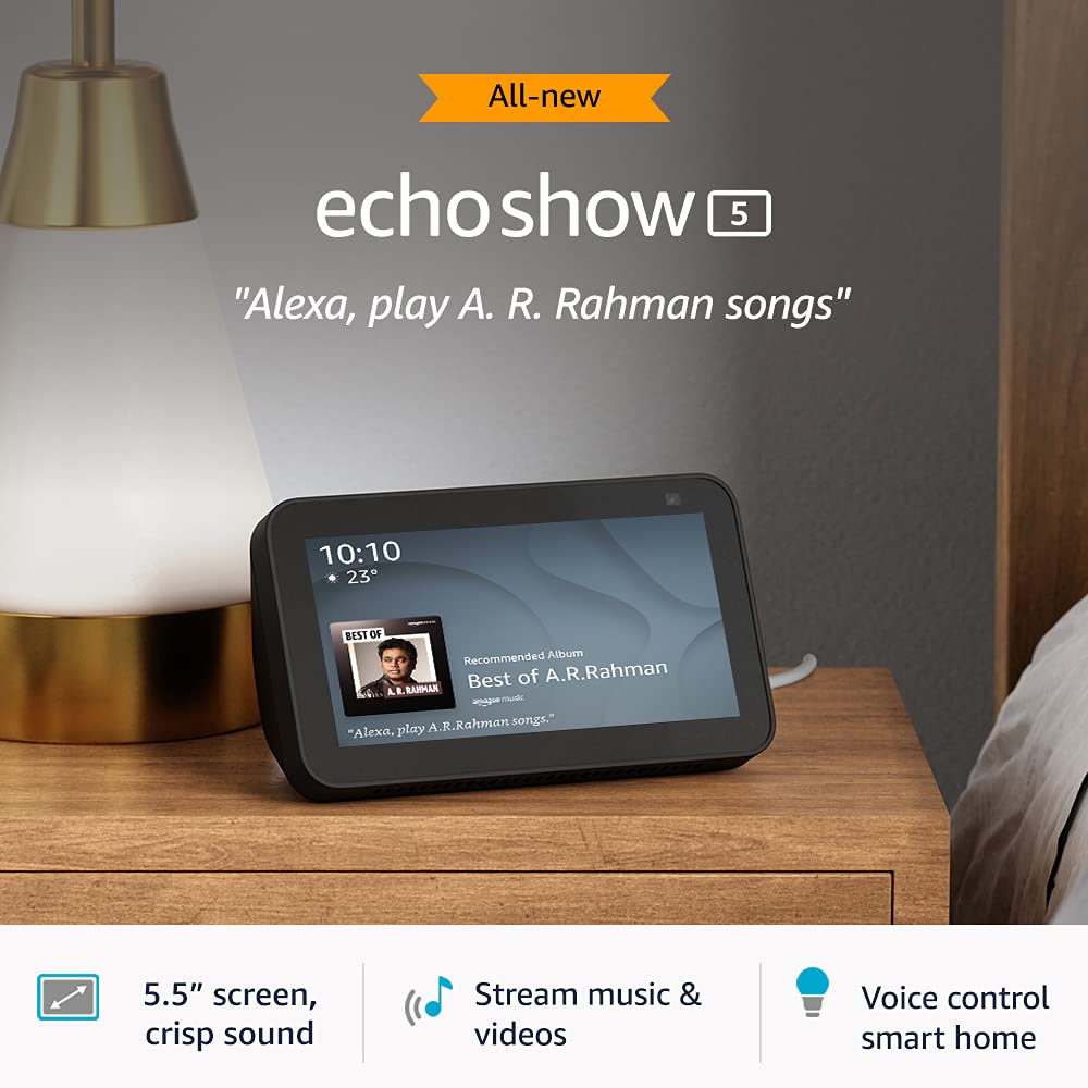 Echo Show 8 (2nd Gen, 2021 release)- Smart speaker with 8 HD screen,  stereo sound