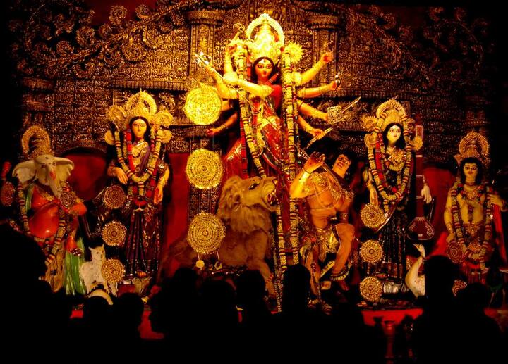 Happy Shardiya Navratri 2021 Wishes GIF Images Wallpapers Navratri Messages Quotes Photos RTS Navratri 2021 Wishes: Send Devotional Messages, Photos To Your Loved Ones On Navratri