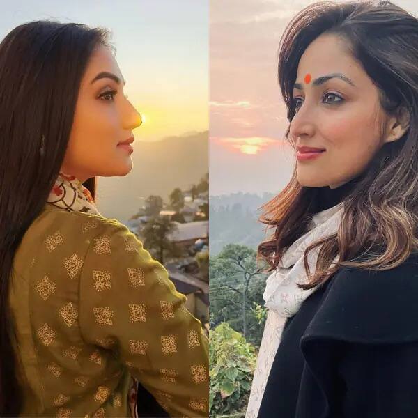 ऐसा लगता है कि यामी गौतम और डोनल बिष्ट दोनों को पहाड़ और सूर्यास्त पसंद हैं.
