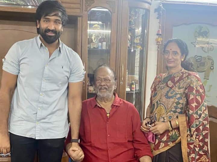 Manchu Vishnu Meets Krishnam Raju, Prabhas fans angry on his tweet Manchu Vishnu: కృష్ణం రాజుతో విష్ణు భేటీ.. మంచు ట్వీట్‌పై ప్రభాస్ అభిమానులు ఆగ్రహం