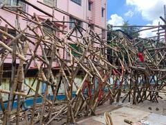 Durga Puja Preparation: ১০১ বছরে পদার্পণ টালা বারোয়ারির, এবছরের থিম 'আঁচল'