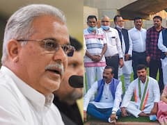 Chhattisgarh News: सीएम भूपेश बघेल समर्थक 35 विधायक दिल्ली से रायपुर लौटे