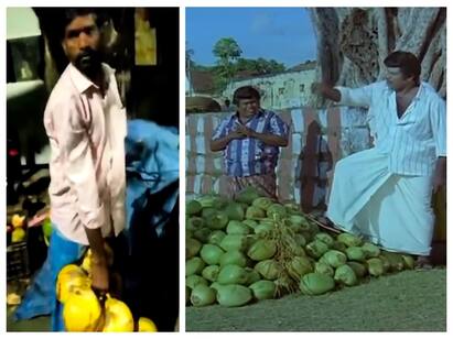 Man arrested for stealing and selling coconuts in cinema-style செந்தில்-வடிவேலு கூட்டணி போல இளநீரை திருடி விற்பனை செய்த பலே ‛ரஜினி’ கைது!