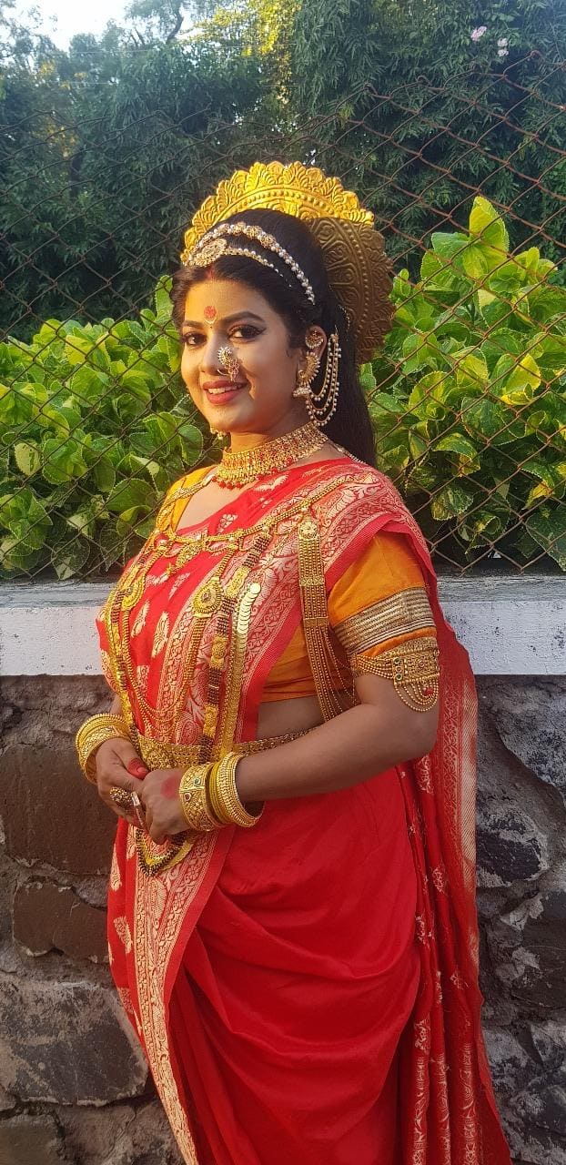 धनश्रीला तिच्या कुटुंबाकडून खूप प्रोत्साहन मिळाले आहे. त्यामुळे मनाशी पक्क करत तिने ही भूमिका स्विकारली आहे.(Photo : @kadgaonkar_dhanashri/IG)