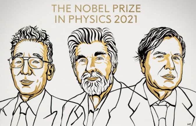 Nobel Prize 2021 For Physics: Syukuro Manabe Klaus Hasselmann Giorgio Parisi Jointly Awarded Nobel Prize in Physics Noble Prize | स्यूकुरो मानेबे, क्लॉस हॅसलमन और ज्योर्जियो पेरिसिक  यांना भौतिकशास्त्रातील नोबेल