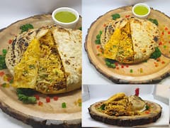 Photo | चपातीमध्ये चक्क बिर्याणी!