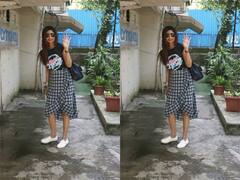 Shilpa Shetty पहुंचीं सैलून, ब्लैक टॉप और स्कर्ट में दिखीं खूबसूरत, पैपराजी को दिए शानदार पोज