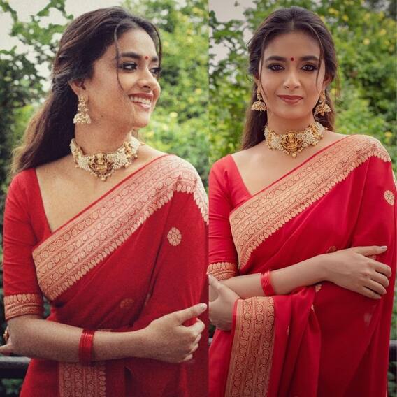 Keerthi Suresh Photos: చీరకట్టులో మన 'మహానటి'.. ఎంత క్యూట్ గా ఉందో చూడండి.. Keerthi Suresh Photos: చీరకట్టులో మన 'మహానటి'.. ఎంత క్యూట్ గా ఉందో చూడండి..